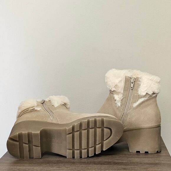 Baretraps Women's Dolors Cozy Winter Booties Size 8.5 Taupe Ice NWT - Picture 3 of 8